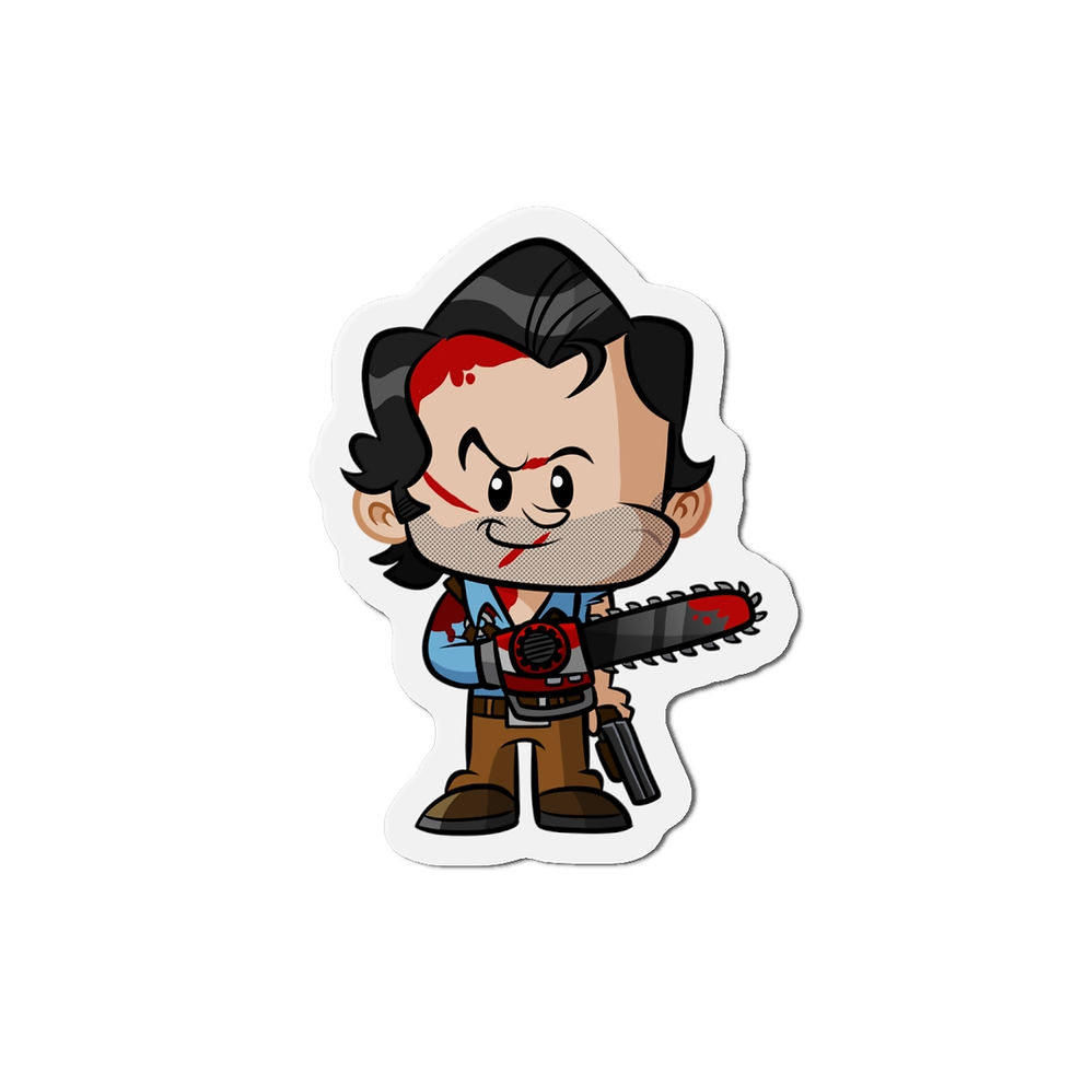Thumbnail: "Hero Ashley" Die-Cut Magnets