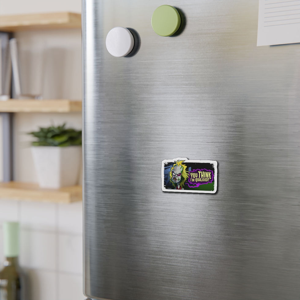 Thumbnail: "Qualified" Die-Cut Magnets