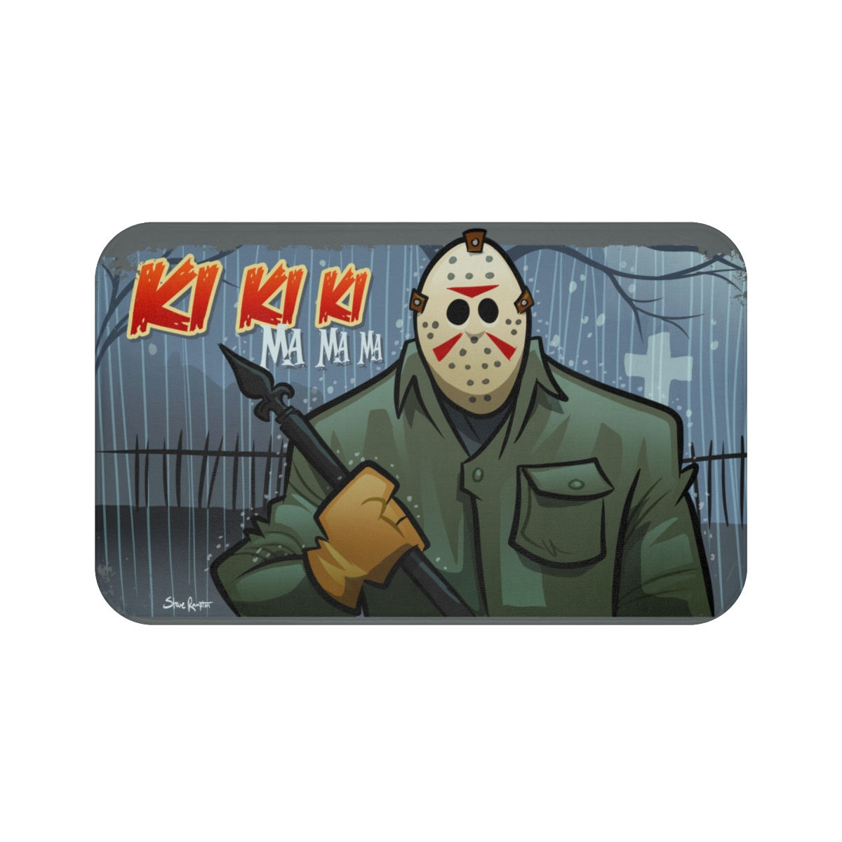 "Ki Ki Ma Ma" Bath Mat