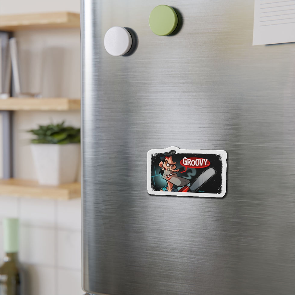 Thumbnail: "Groovy" Die-Cut Magnets