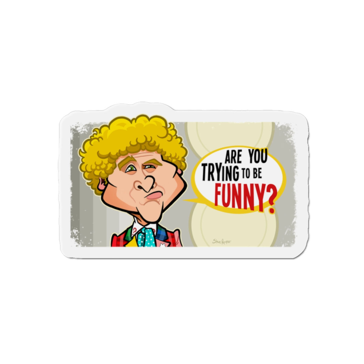 "Sixth Doc" Die-Cut Magnets