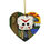 Thumbnail: "V is for Voorheen" Ceramic Ornament, 4 Shapes