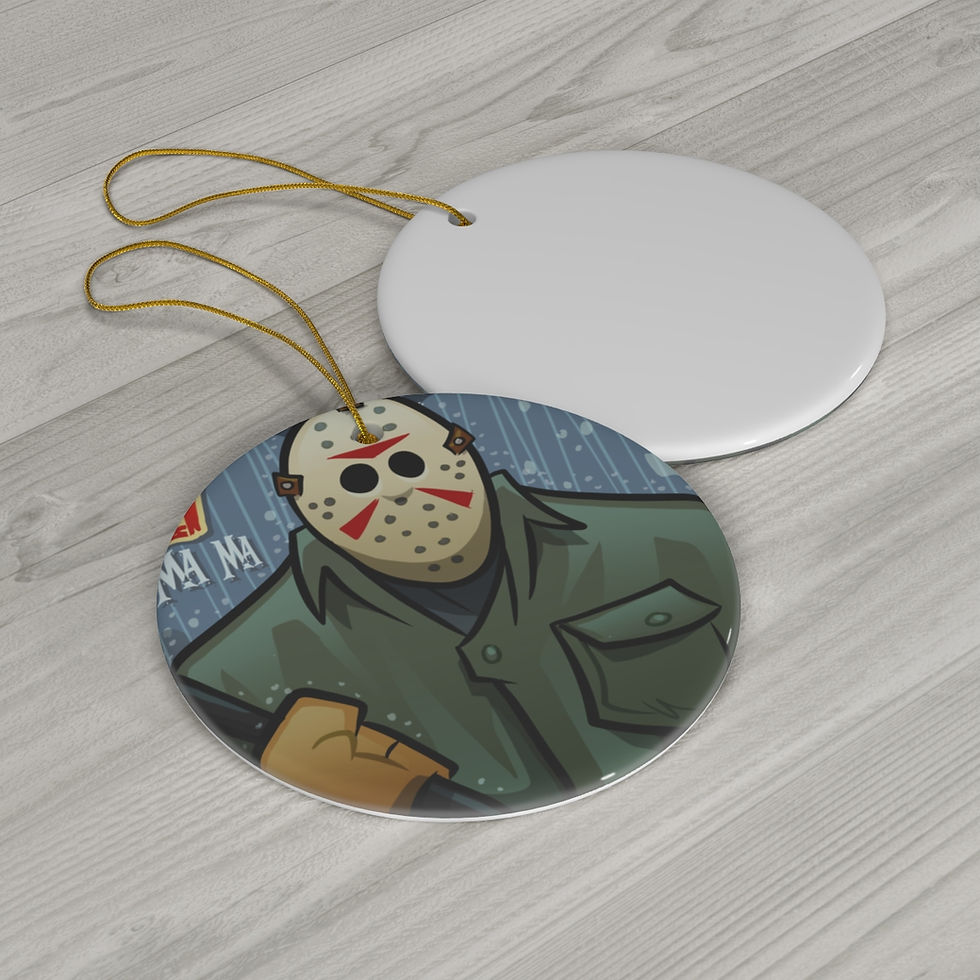 Thumbnail: "Ki Ki Ma Ma" Ceramic Ornament, 4 Shapes