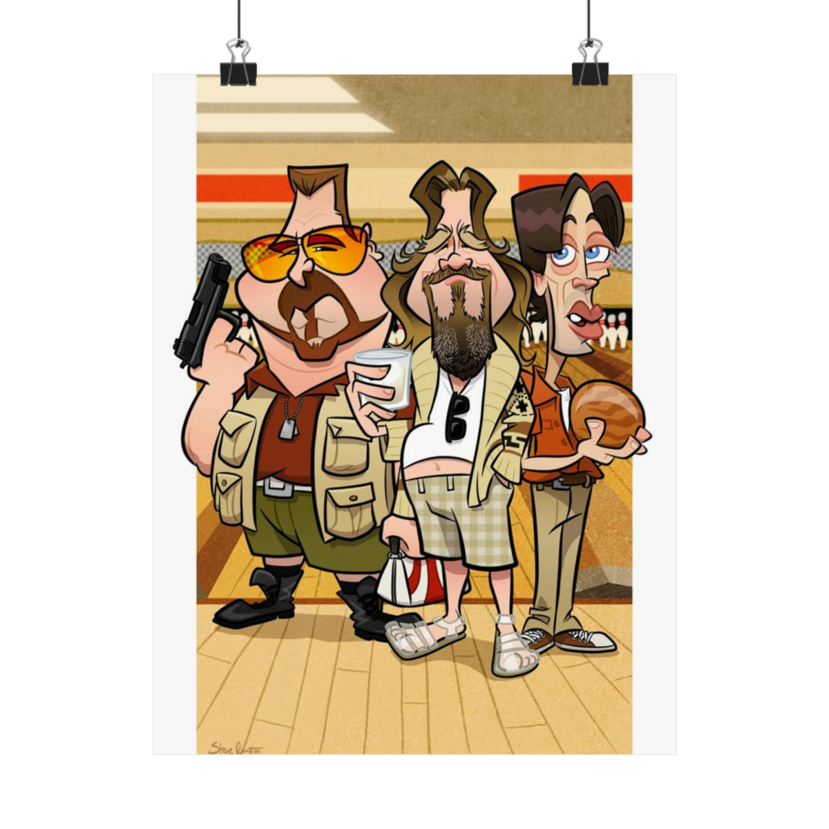 "Let's Go Bowling" Matte Vertical Posters