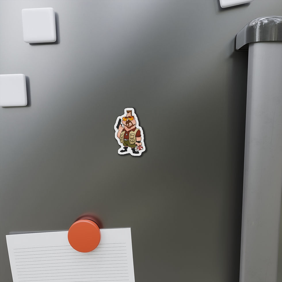 Thumbnail: "Walt" Die-Cut Magnets