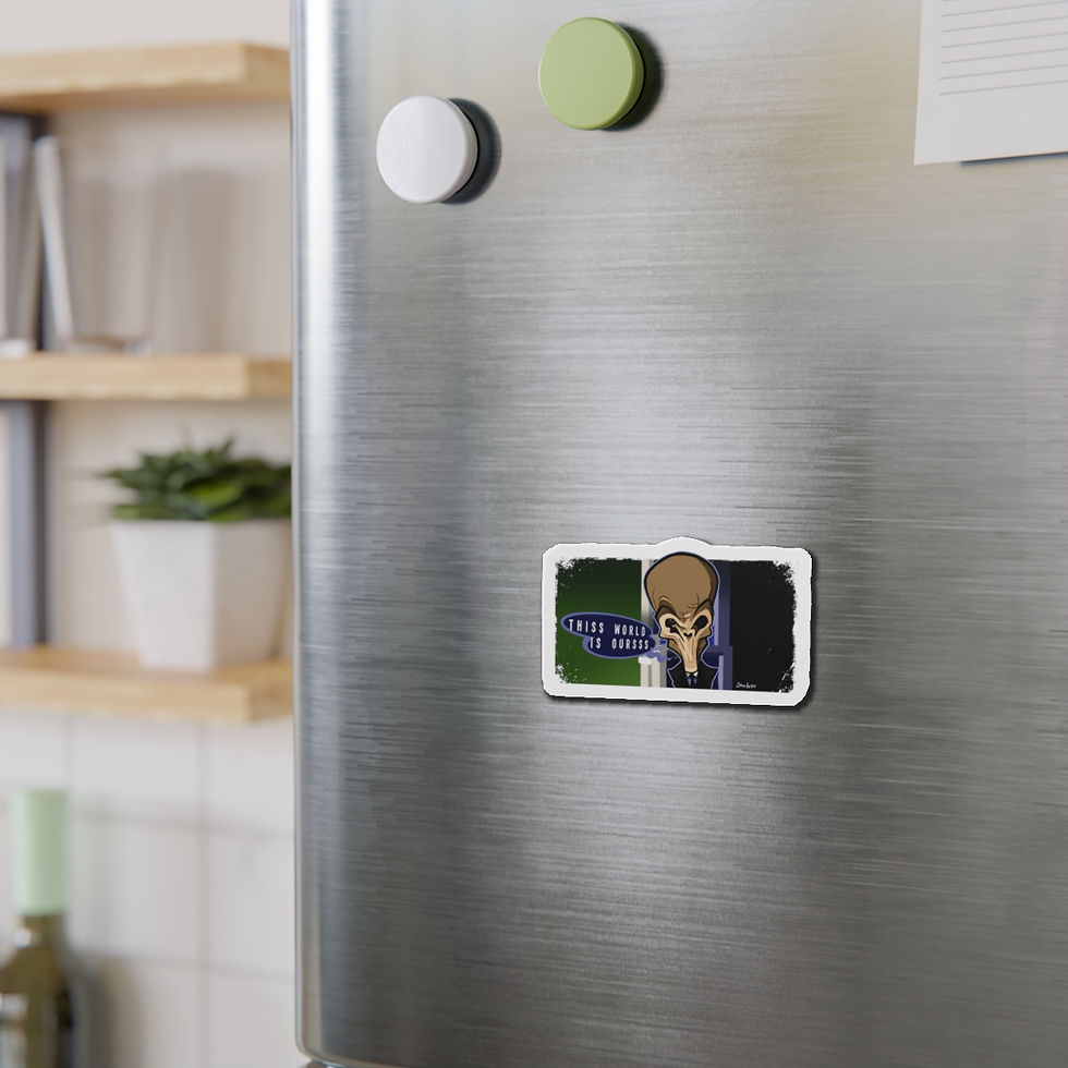 Thumbnail: "Silence" Die-Cut Magnets