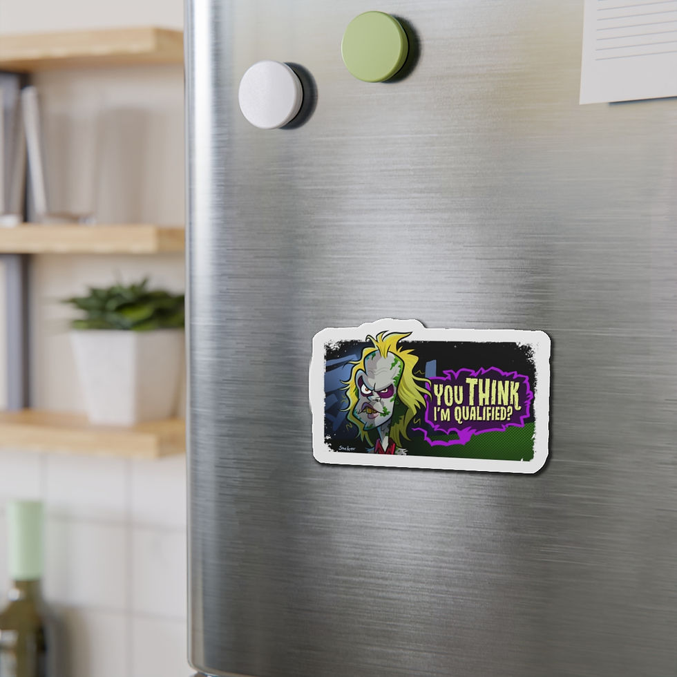 Thumbnail: "Qualified" Die-Cut Magnets