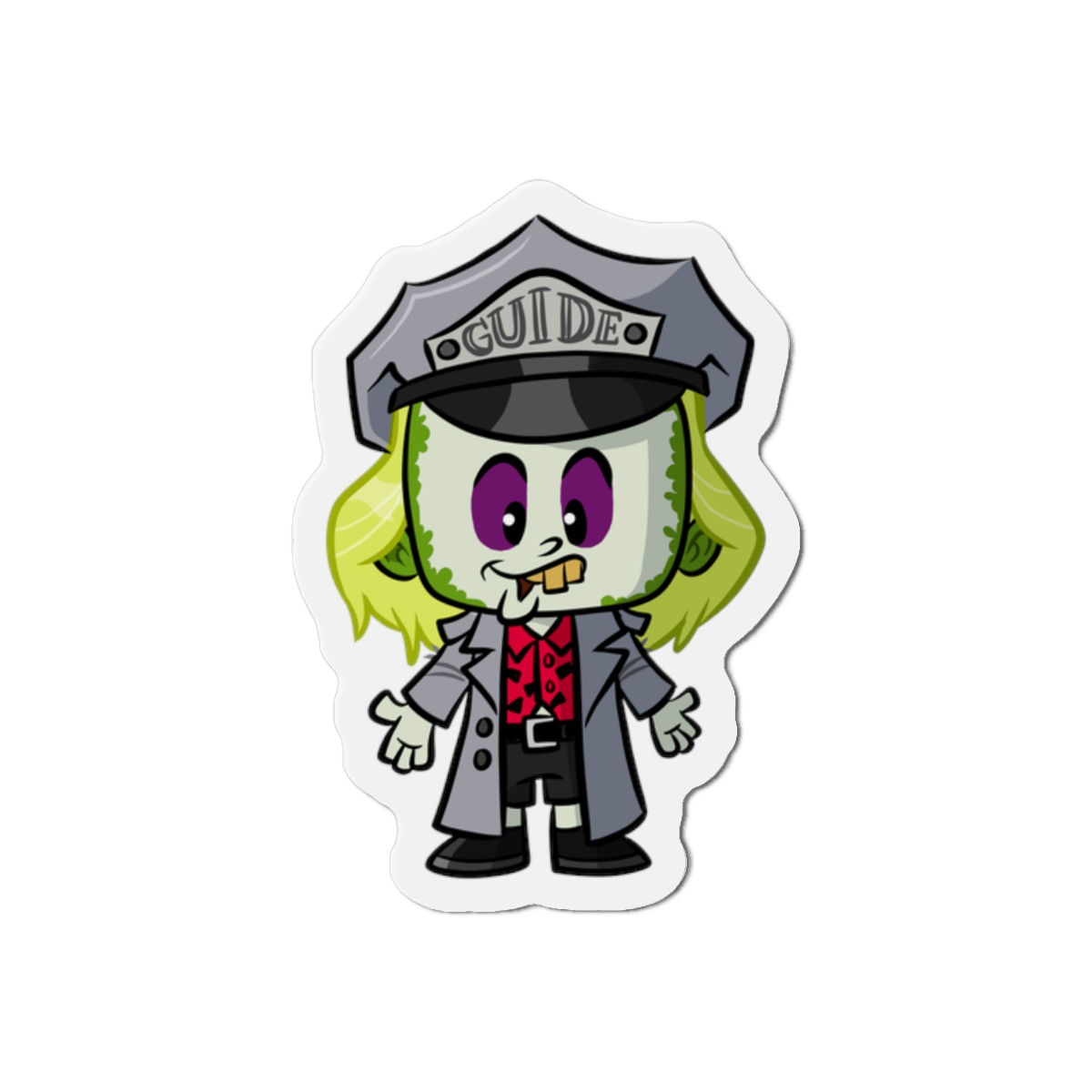 "BJ Guide" Die-Cut Magnets