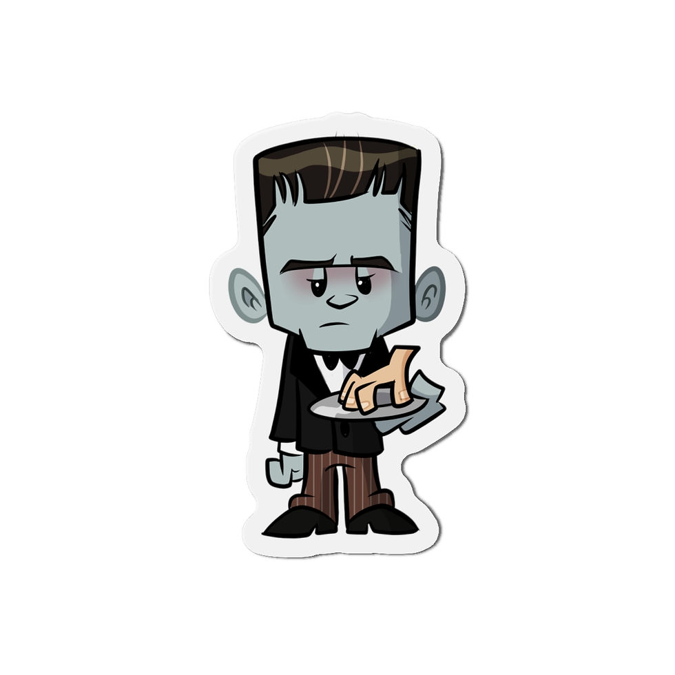 Thumbnail: Lurch with Thing Die-Cut Magnets