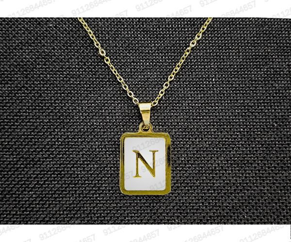 [CA-110-1036N] SET CADENA Y DIJE LETRA N