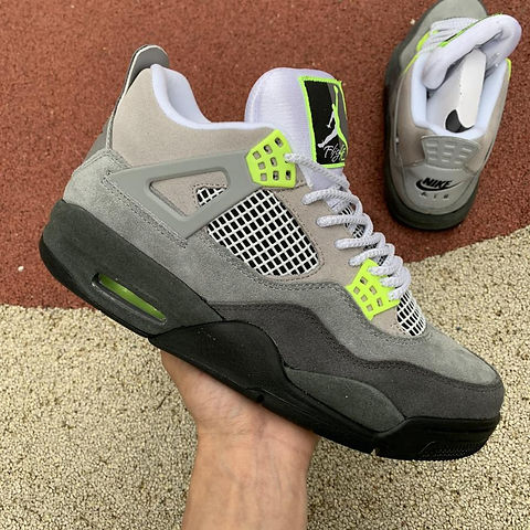 jordan 4 green neon