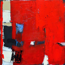 Laemmlin Gerhard | Das Rot das brennt - The red that burns, Acrylic, GERMANY