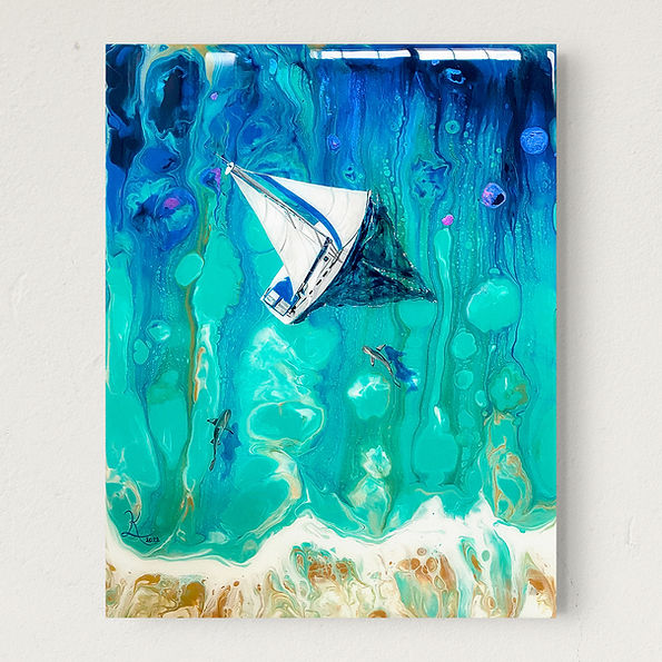 Aqua Shores | Acrylic