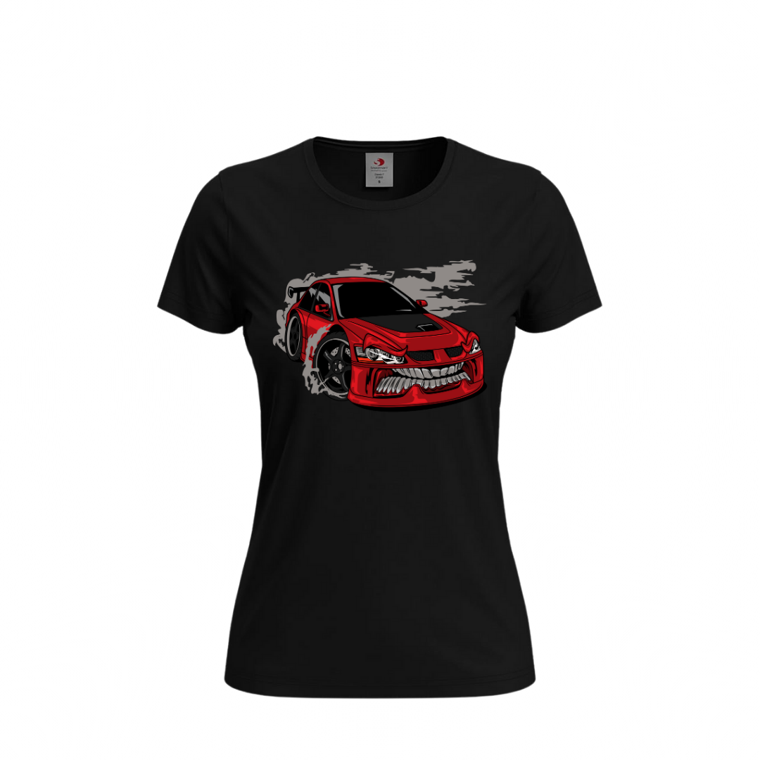 Футболка жіноча Mitsubishi Lancer Evolution 9