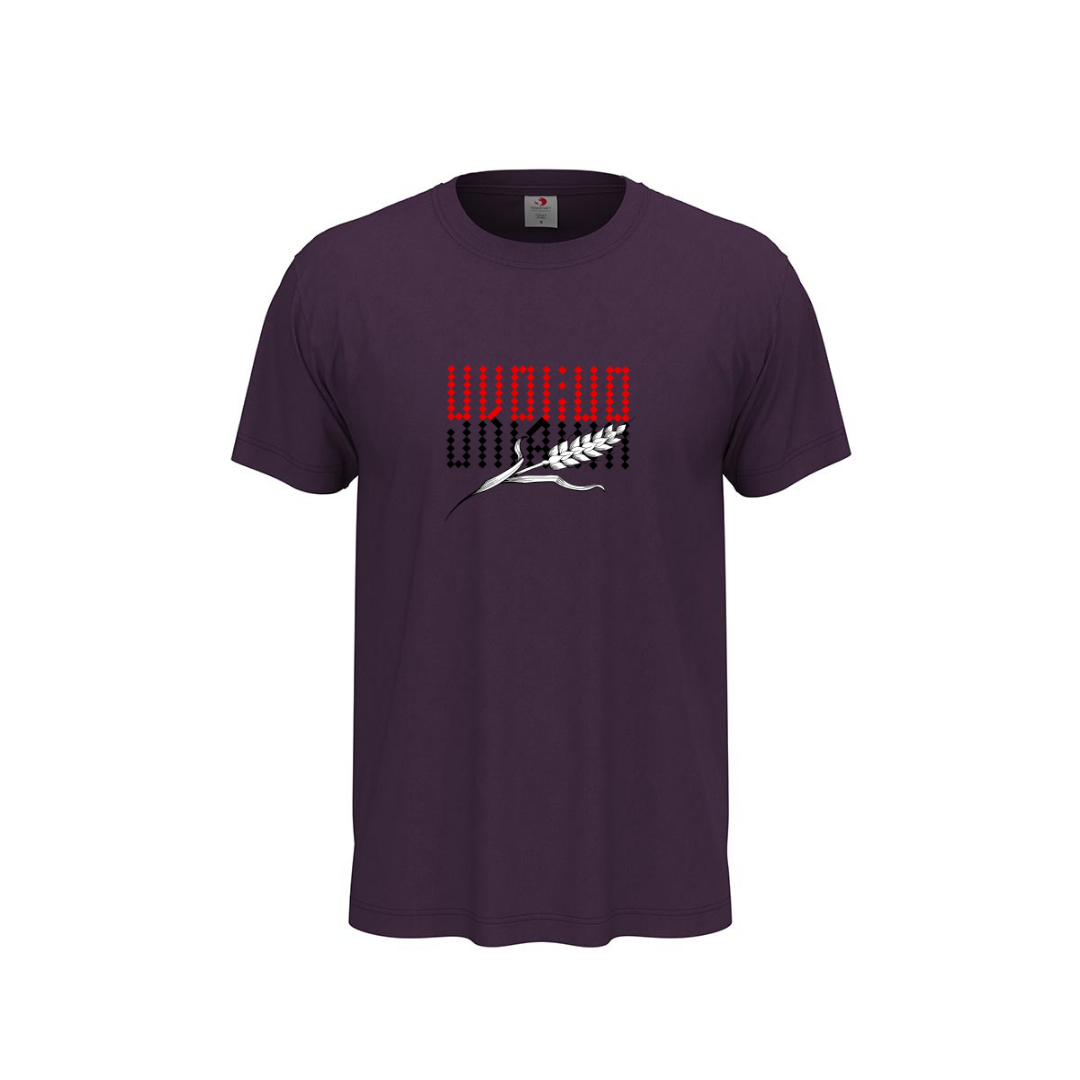 Футболка фіолетова Україна (Розмір S)