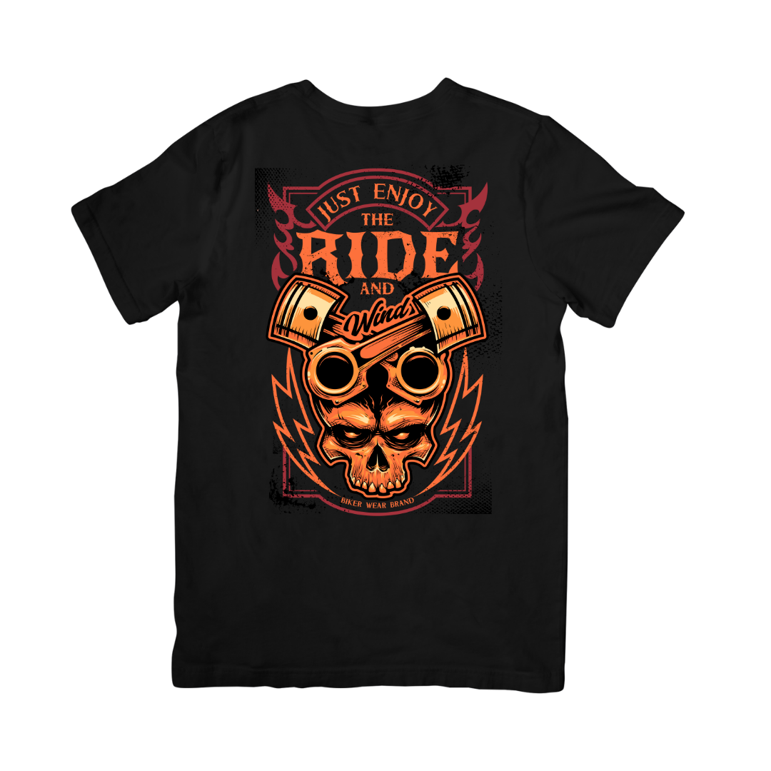 Футболка дитяча Лови момент їзди та вітер