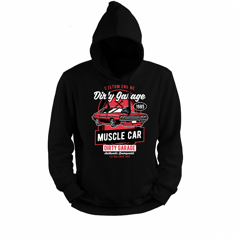 Худі Muscle Сar