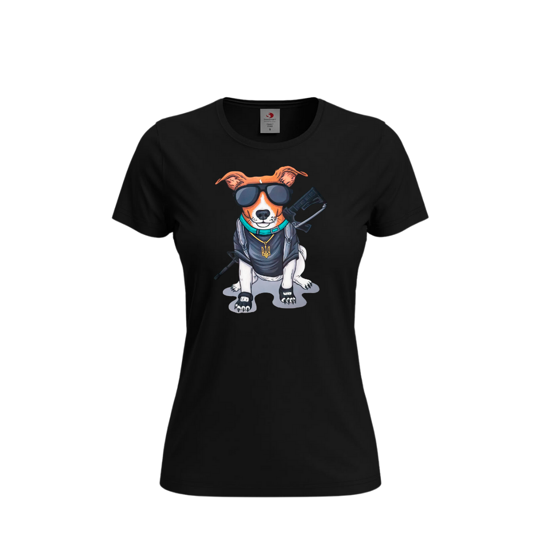 Футболка жіноча пес Патрон