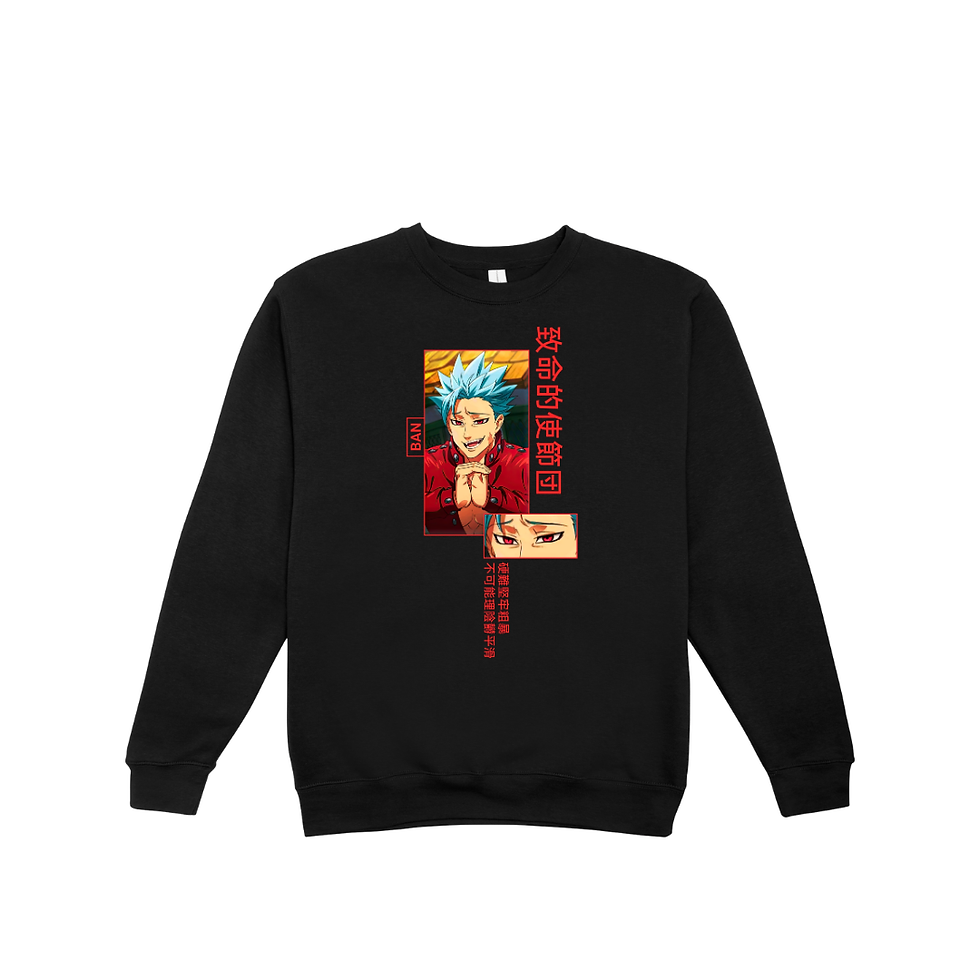 Світшот Сім смертних гріхів (Nanatsu no Taizai)