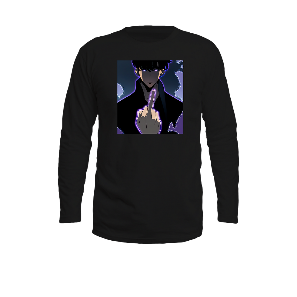 Лонгслів Тільки я візьму новий рівень (Solo Leveling)