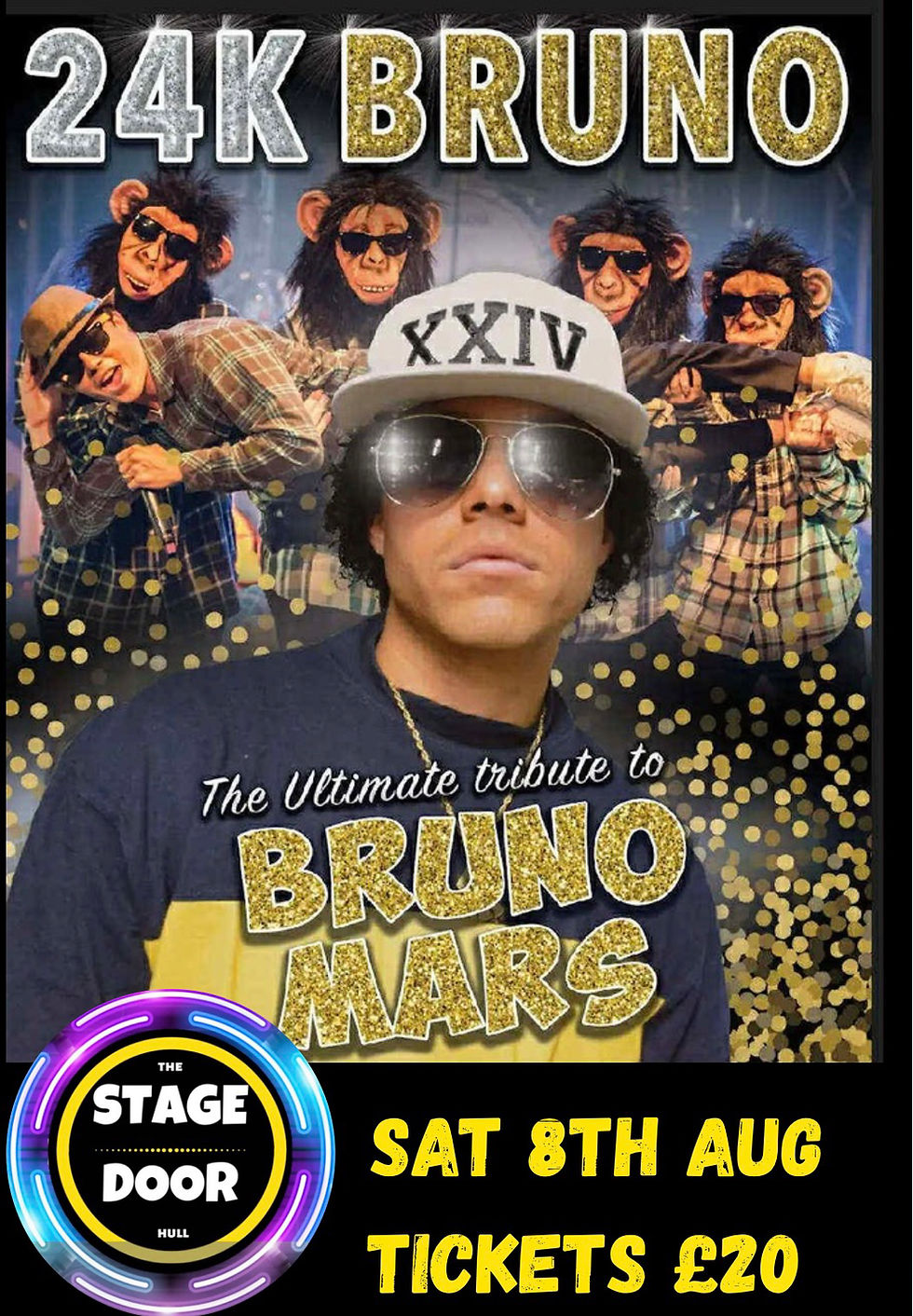 Bruno Mars 24k with a live Band 