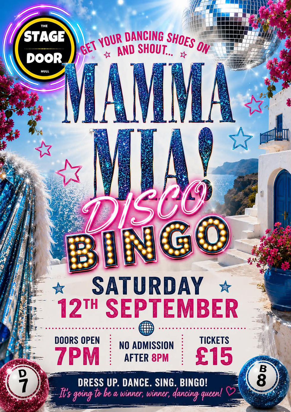 Mamma Mia Party Bingo