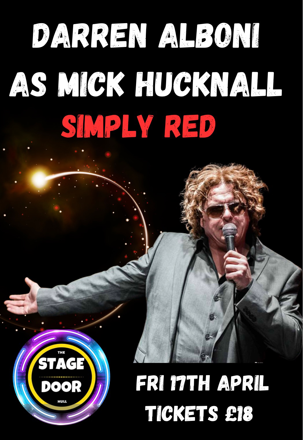 Darren Alboni as Mick Hucknall