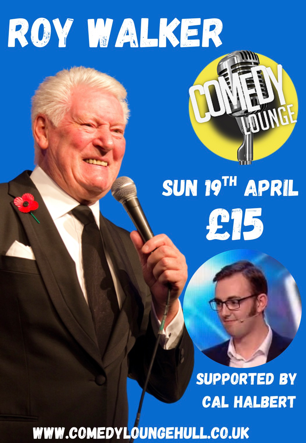 Roy Walker Comedian plus support from Cal Halbert