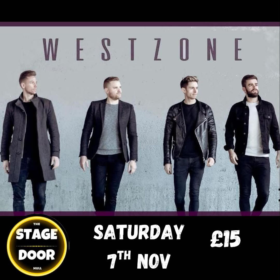 BOYZONE & WESTLIFE TRIBUTE ‘WESTZONE’