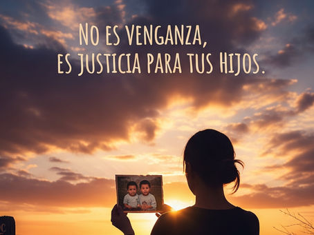 Frase motivacional sobre pensión alimenticia y justicia familiar.