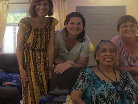 Besuch von Rashida und Verabschiedung von María & Miriam
