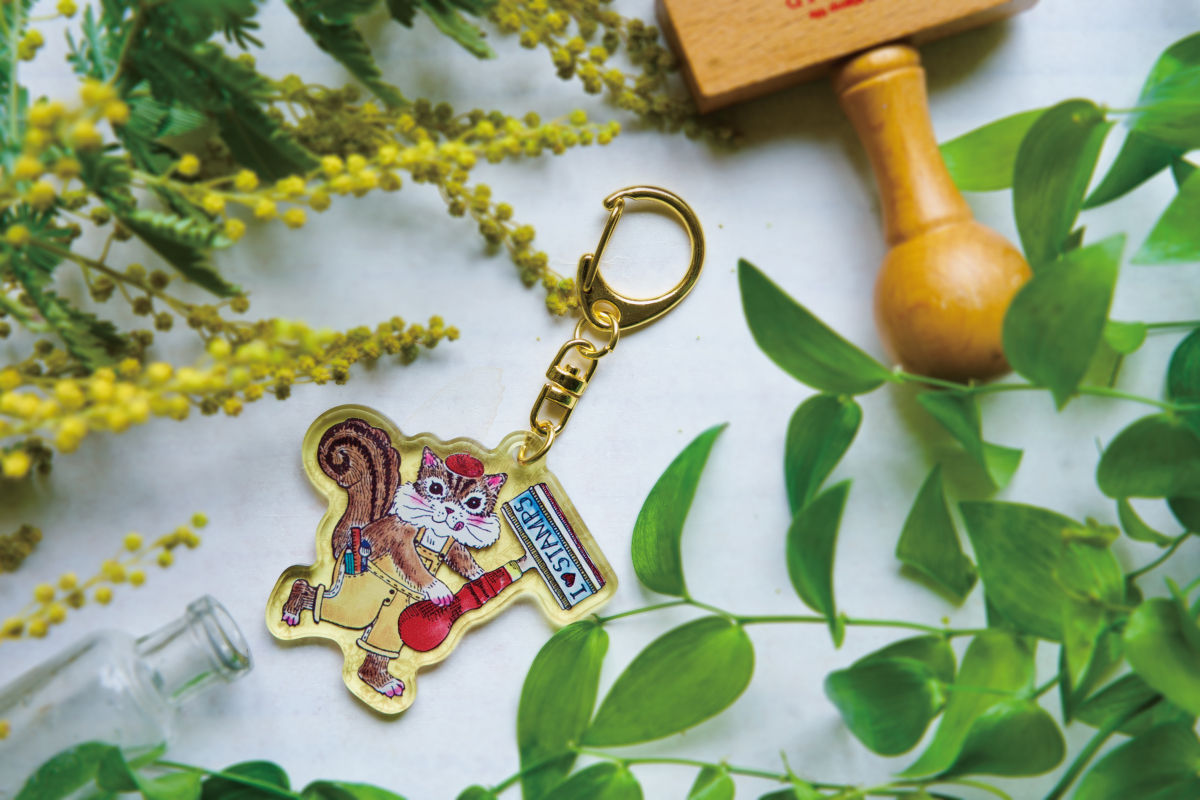 アクリルチャーム：文具 ピーナッツ