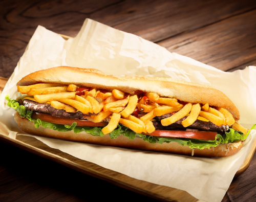 Arranged Food and Objects