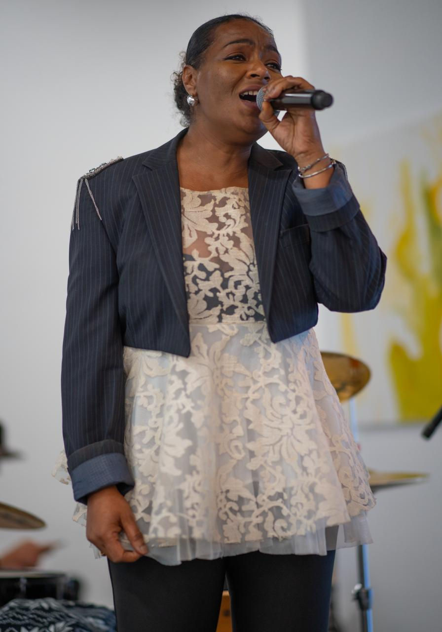 Dr Charmain Elliott performing