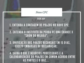 Novo Código de Processo Civil: prazos processuais: Inovações da Lei 13.105, de 16 de março de 2015