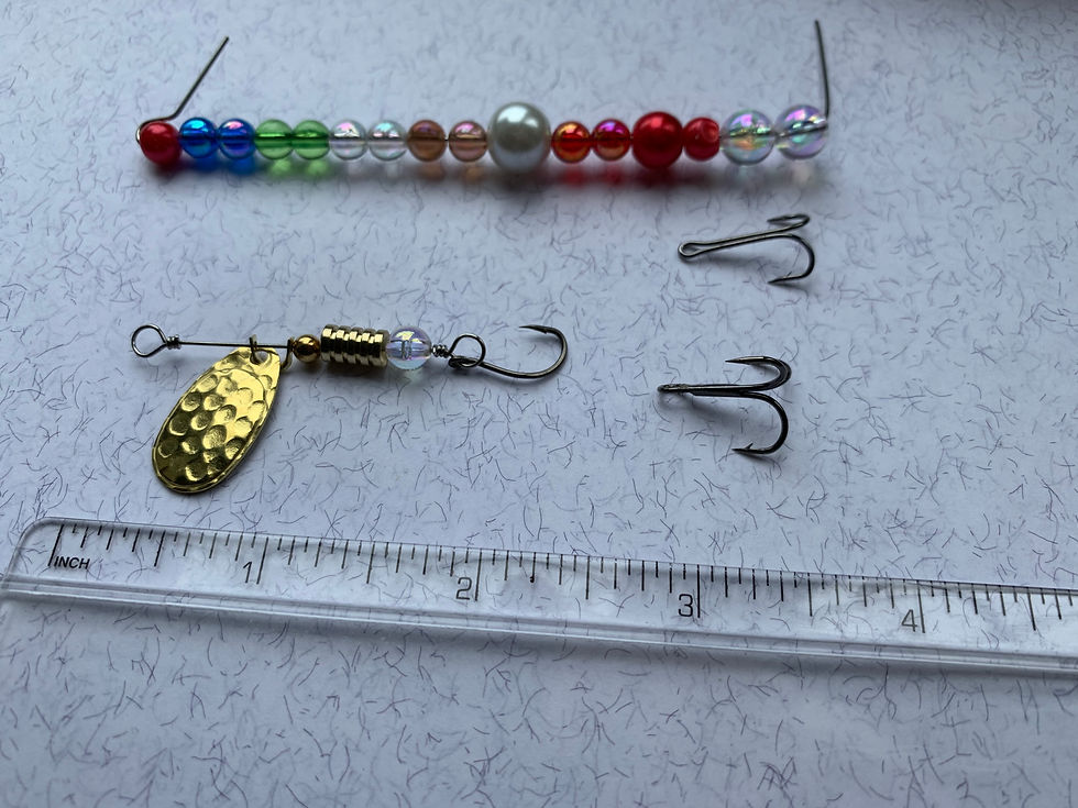 Thumbnail: UFL 764 Nickel and Brass Indiana Hammer finish # 3 spinner