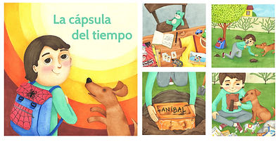 Ilustraciones para Libro de cuentos 60 Aniversario Caja de Previsión de Ingenieros - NCM Publicidad - 2018