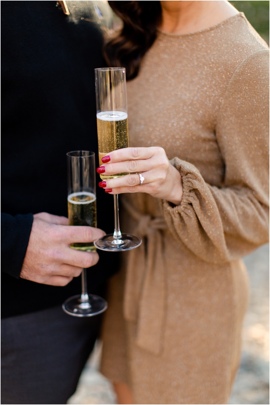 Indianapolis winter engagement photos