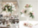 Reception decor The Sixpence wedding Whitestown Indiana