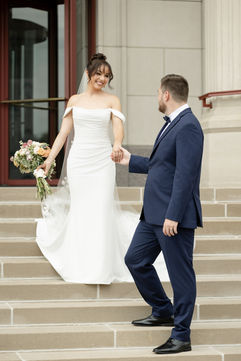 Wedding Photography in palladium gardens at Hotel Carmichael in Carmel Indiana