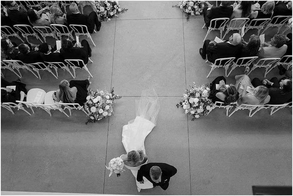 Westwood Vowery and Estate wedding in Solarium with white flowers