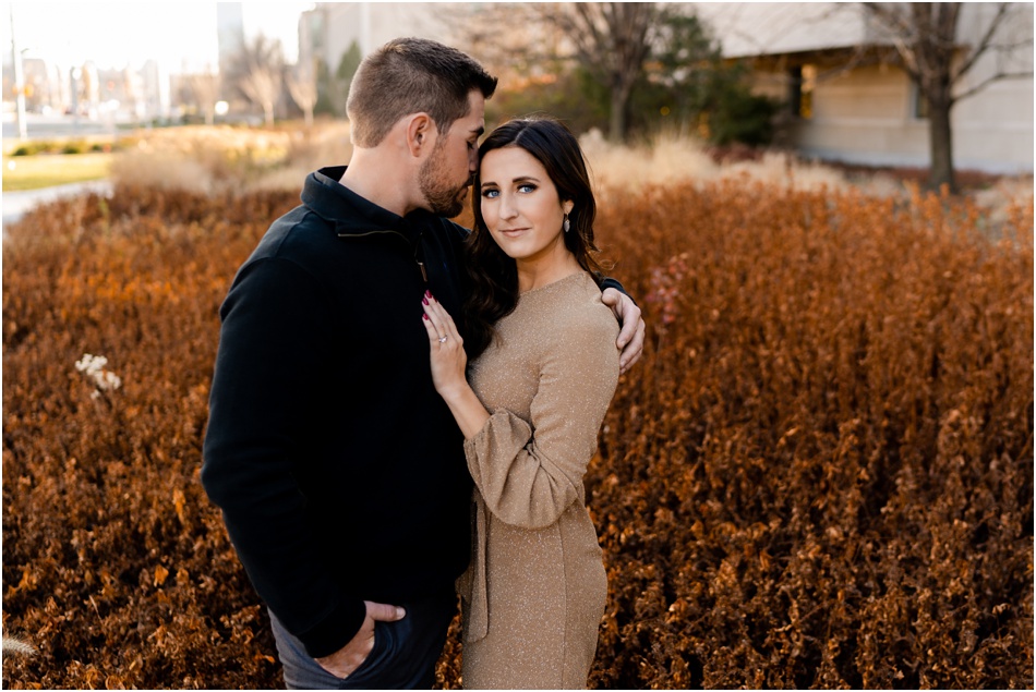 Indianapolis winter engagement photos