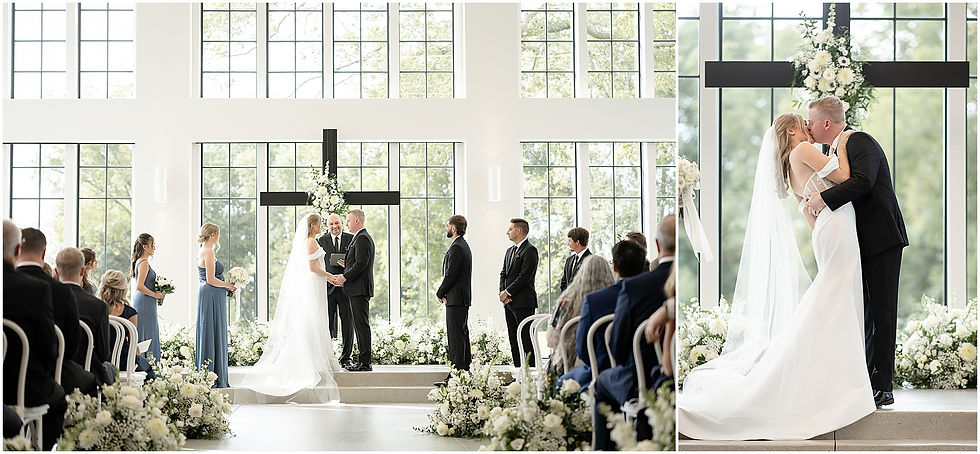 Westwood Vowery and Estate wedding in Solarium with white flowers