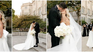 Scottish Rite Cathedral Wedding | Indianapolis Wedding Photographer | Allie & Nick 