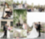 Wedding Ceremony at the Gardens of the Palladium center for the performing arts in Carmel Indiana