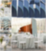 Indianapolis Central Library wedding reception in the grand atrium 