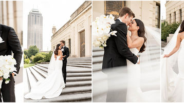 Indianapolis Wedding Photography | Regions Tower | Jaclyn & Patrick 