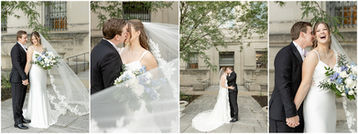 Indianapolis Central Library Wedding |Leah & Drew 