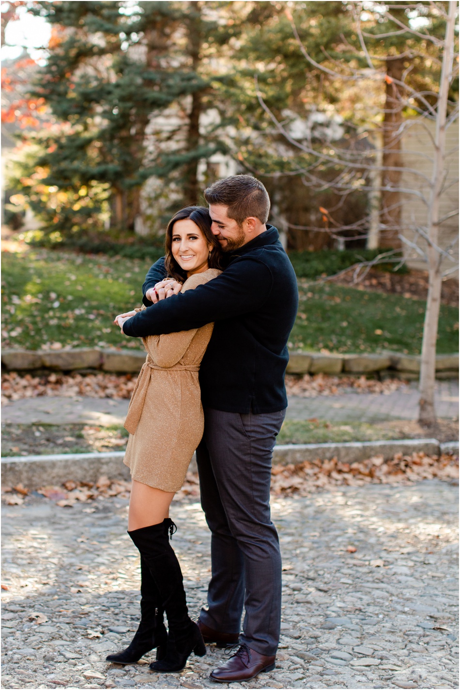 Indianapolis winter engagement photos