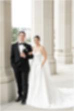 Bride and Groom portraits at The Palladium Center for the Performing Arts in Carmel Indiana